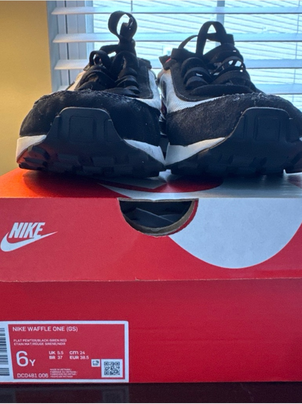 Nike Kids Black and White Sneakers